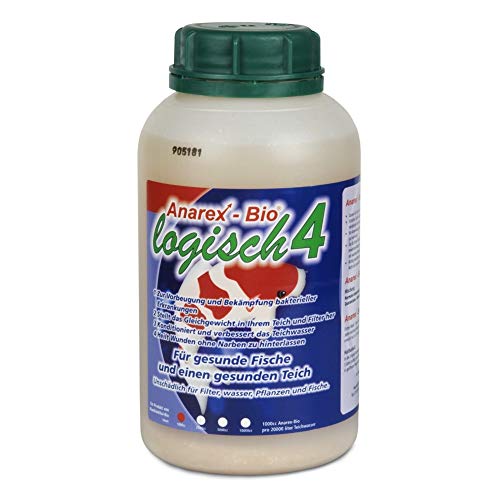 Anarex-Bio® 1 l • Biologische Milchsäurebakterien für Teich • Teichbakterien zur Vorbeugung von Krankheiten • Vernichtet 95% krankheitserregenden Bakterien von Anarex-Bio