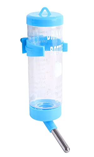 Anawakia Wasserspender für Kleintiere, Hamster, Meerschweinchen, 125 ml, Blau von Anawakia