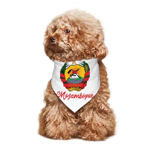 Emblem von Mosambik, Welpen-Halstuch, Hunde- und Katzenhalstücher, Sommer-Hundeschal für kleine, mittelgroße und große Hunde, atmungsaktiv, weich, bequem, Haustierbekleidung, Zubehör, 30 x 70 cm Emblem von Mosambik, Welpen-Halstuch, Hunde- und Katzenhalstücher, Sommer-Hundeschal für kleine, mittelgroße und große Hunde, atmungsaktiv, weich, bequem, Haustierbekleidung, Zubehör, 30 x 70 cm von Anceky