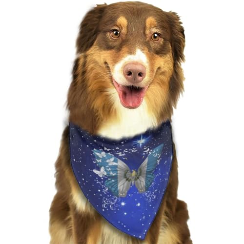 Guatemala Guatemalan Schmetterling Flagge Weiche Hund Bandana Schal Dreieck Halstuch Haustier Zubehör für Hunde & Katzen26 Guatemala Guatemalan Schmetterling Flagge Weiche Hund Bandana Schal Dreieck Halstuch Haustier Zubehör für Hunde & Katzen26 von Anceky