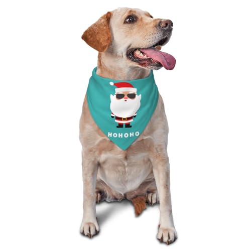 Hundehalstuch, Dreieckstuch, Haustierlätzchen für den täglichen Gebrauch und als Geburtstagsgeschenk für Katzen und Hunde – süßer Weihnachtsmann Hundehalstuch, Dreieckstuch, Haustierlätzchen für den täglichen Gebrauch und als Geburtstagsgeschenk für Katzen und Hunde – süßer Weihnachtsmann von Anceky
