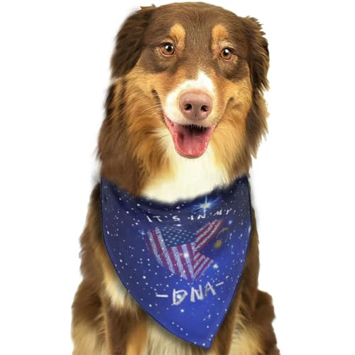Malaysia, es Steht in MyMalaysian, weiches Hunde-Bandana mit USA-Flagge, dreieckiges Halstuch, Haustier-Zubehör für Hunde und Katzen42 von Anceky
