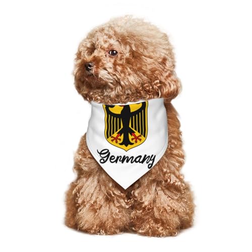 Wappen von jedem Welpen-Halstuch, Hunde- und Katzenhalstücher, Sommer-Hundeschal für kleine, mittelgroße und große Hunde, atmungsaktiv, weich, bequem, Haustierbekleidung, Zubehör, 30 x 70 cm von Anceky