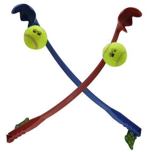 Ancol Ballwerfer mit Tennisball, Langer Griff, großer Spaß für Hunde von Ancol