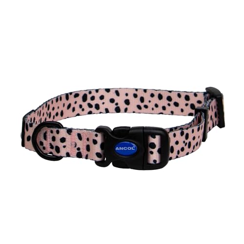 Ancol Dalmatiner-Hundehalsband, rund, leicht, stabil, verstellbare Schnalle, langlebig, sichere Passform, weich, bequem, stilvoll, für Welpen, Größe M Ancol Dalmatiner-Hundehalsband, rund, leicht, stabil, verstellbare Schnalle, langlebig, sichere Passform, weich, bequem, stilvoll, für Welpen, Größe M von Ancol