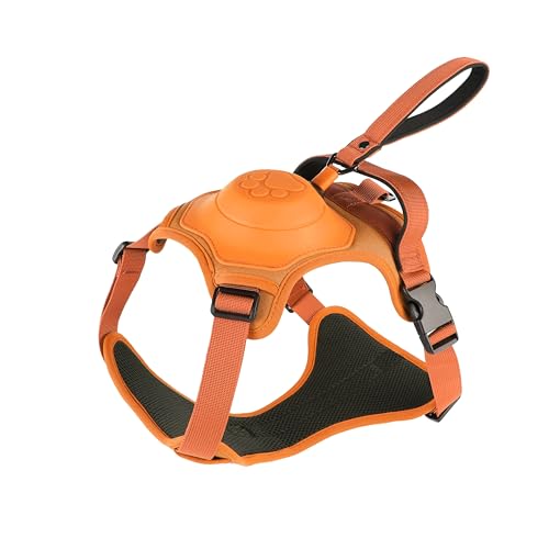 Ancol Extreme Hybrid-Hundegeschirr in Hazard Orange mit Air-Mesh-Brustpolsterung, 4-Fach verstellbare Passform und festem Griff für schnelles Greifen, Größe L Ancol Extreme Hybrid-Hundegeschirr in Hazard Orange mit Air-Mesh-Brustpolsterung, 4-Fach verstellbare Passform und festem Griff für schnelles Greifen, Größe L von Ancol