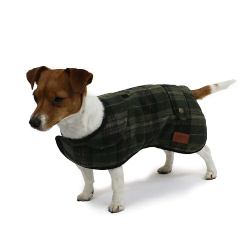 Ancol Heritage Green Check Coat, 50 cm, 0,2 kg von Ancol