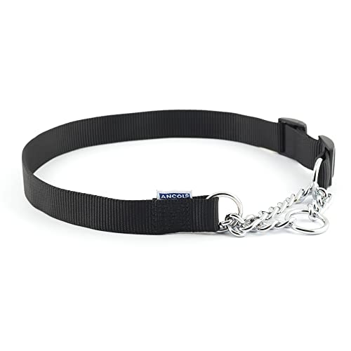 Ancol Heritage Nylon & Kette Halsband kariert Ancol Heritage Nylon & Kette Halsband kariert von Ancol