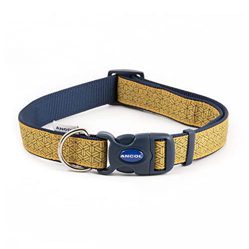 Ancol Hundehalsband aus Nylon, geometrisch, verstellbar, für Welpen, 5-9, 45-70 cm, 0,2 kg Ancol Hundehalsband aus Nylon, geometrisch, verstellbar, für Welpen, 5-9, 45-70 cm, 0,2 kg von Ancol