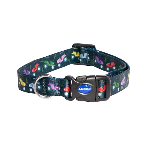 Ancol Hundehalsband mit Traktor-Muster, Größe 5–9, passend für Halsumfang 45–70 cm von Ancol