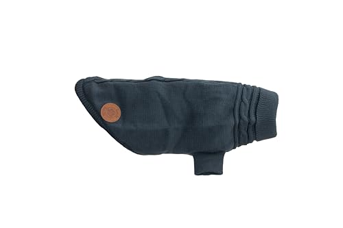 Ancol Klassischer Hundepullover mit Zopfmuster in Blau – gemütlicher Woll-Haustierpullover mit Geschirrloch, Beingurten und Rollkragen – Größe L Ancol Klassischer Hundepullover mit Zopfmuster in Blau – gemütlicher Woll-Haustierpullover mit Geschirrloch, Beingurten und Rollkragen – Größe L von Ancol