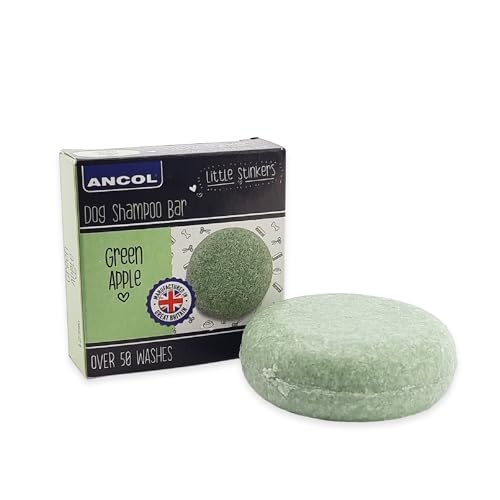 Ancol Little Stinkers Hunde-Shampoo mit grünem Apfel, vegan, sanft, tierversuchsfrei, beruhigend, erfrischend, für alle Rassen und Felltypen von Ancol