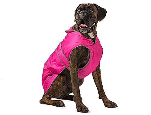 Ancol Muddy Paws Allwetter-Mantel, Stormguard-Mantel, Rosa, Größe L (Länge 50 cm, bis 79 cm Umfang) von Ancol