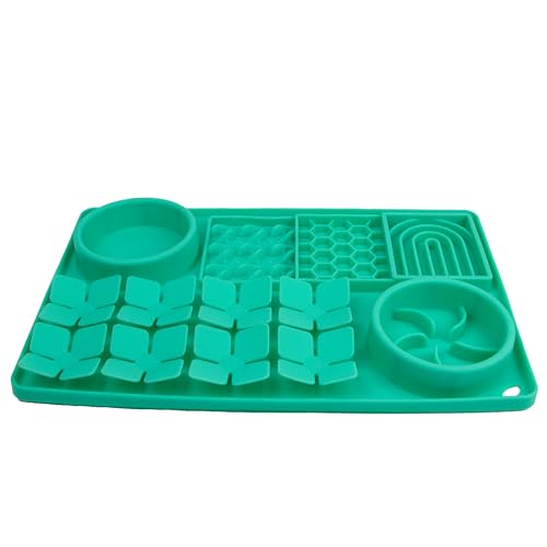 Ancol Örva Pet Slow Feeding Station mit Saugnäpfen - Verbessert die Verdauung und Geist Stimulation von Langeweile und Angst von Ancol