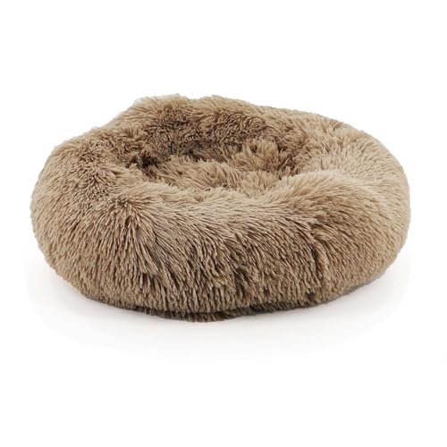 Ancol Oatmeal Super Plüsch-Hundebett in Donut-Form, weich, maschinenwaschbar, warm, rutschfest, flauschig, 50 cm Ancol Oatmeal Super Plüsch-Hundebett in Donut-Form, weich, maschinenwaschbar, warm, rutschfest, flauschig, 50 cm von Ancol