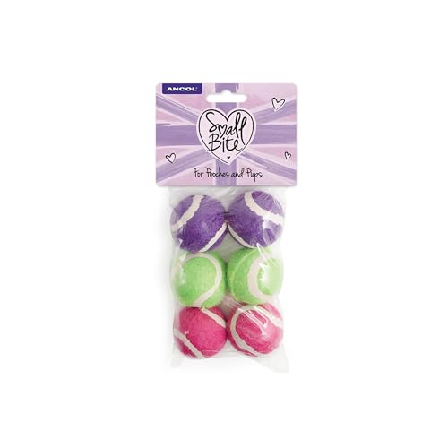 Ancol Small Bite Tennis Ball, Sortiert, 4,5 cm von Ancol