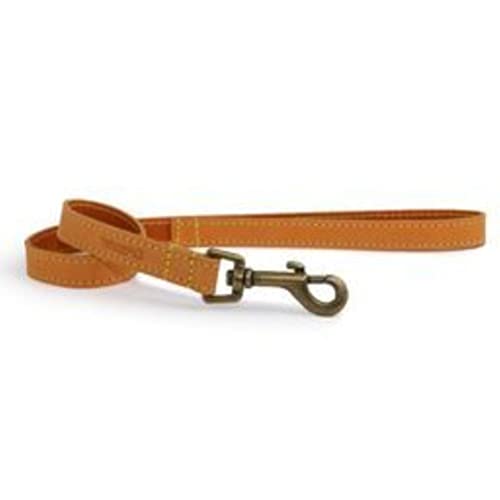 Ancol Timberwolf Lederleine, 60 cm x 19 mm, senffarben Ancol Timberwolf Lederleine, 60 cm x 19 mm, senffarben von Ancol