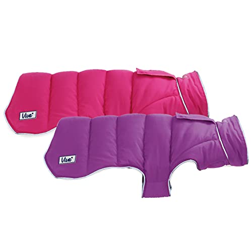 Ancol Viva Hundemantel, wendbar, Größe M, Rosa/Violett Ancol Viva Hundemantel, wendbar, Größe M, Rosa/Violett von Ancol