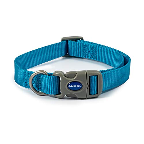 Ancol Viva Quick Fit Verstellbares Halsband, Blau, Größe 2-5 für 30-50 cm, wetterfest von Ancol