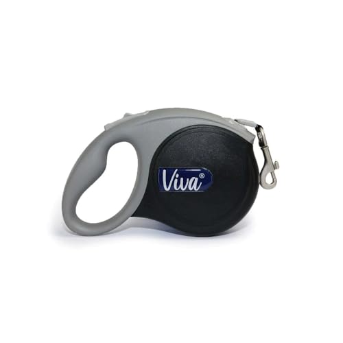 Ancol Viva Klebeband, einziehbar, 5 m, Schwarz von Ancol