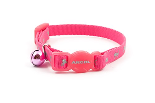 Ancol Warnschutz-Kätzchenhalsband, Neon-Pink Ancol Warnschutz-Kätzchenhalsband, Neon-Pink von Ancol