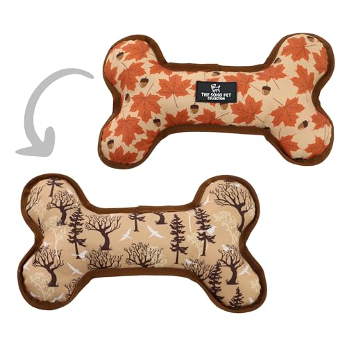 Ancol Wendbares Kuscheltier aus Ahornblatt, Wald, weich, interaktiv, bequem, tragbar, leicht, langlebig, gefüllt, für Hunde, Welpen, Haustier-Kauknochen Ancol Wendbares Kuscheltier aus Ahornblatt, Wald, weich, interaktiv, bequem, tragbar, leicht, langlebig, gefüllt, für Hunde, Welpen, Haustier-Kauknochen von Ancol