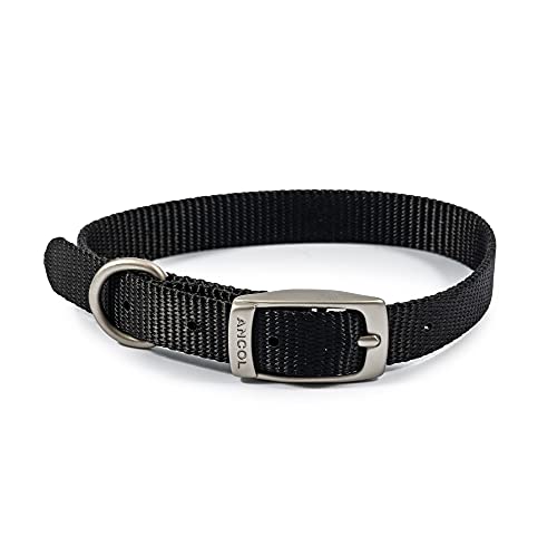 Heritage Nylon Collar Black 20-26cm Sz-1 Heritage Nylon Collar Black 20-26cm Sz-1 von Ancol