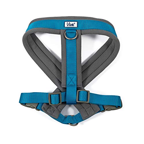 Ancol Viva Hundegeschirr, gepolstert, Größe L, 52–71 cm, Blau Ancol Viva Hundegeschirr, gepolstert, Größe L, 52–71 cm, Blau von Ancol