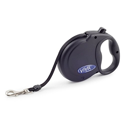 Ancol Small Bite Hundeleine, einziehbar, bequem, stilvoll, schwarz, Trainingszubehör, 5 m, Größe M Ancol Small Bite Hundeleine, einziehbar, bequem, stilvoll, schwarz, Trainingszubehör, 5 m, Größe M von Ancol