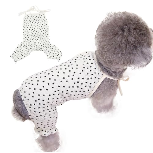 Ancsttu Haustierkleiderweste, T -Shirt für Hunde | Hunde Haustierkleidung | Bequemer Gurtrock Welpe süß für mittlere Rassen French Bulldog Bichon von Ancsttu