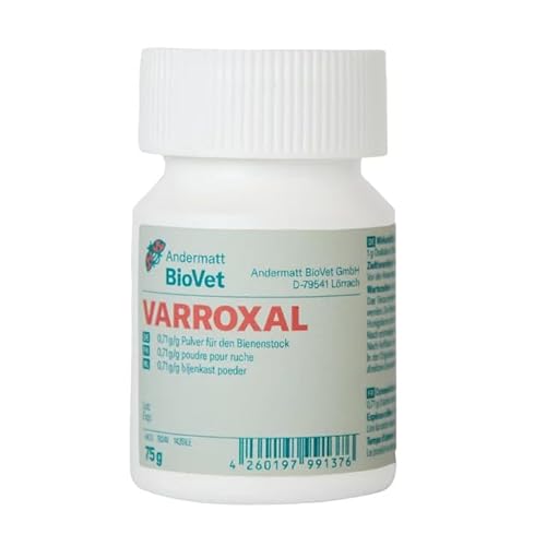 75g Andermatt BioVet Varroxal Bienenstock-Pulver - Oxalsäurepulver zum Verdampfen, Träufeln und Sprühen 75g Andermatt BioVet Varroxal Bienenstock-Pulver - Oxalsäurepulver zum Verdampfen, Träufeln und Sprühen von Andermatt BioVet