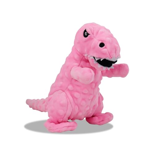 Andiker Dog Squeaky Spielzeug, 8,66 in Weichen Hund Kauspielzeug in Dinosaurier Form für Kauen Beißen Gefüllte Hundespielzeug mit Quietscher und Crinkle Papier für alle Rassen Größen Hunde (Pink) Andiker Dog Squeaky Spielzeug, 8,66 in Weichen Hund Kauspielzeug in Dinosaurier Form für Kauen Beißen Gefüllte Hundespielzeug mit Quietscher und Crinkle Papier für alle Rassen Größen Hunde (Pink) von Andiker