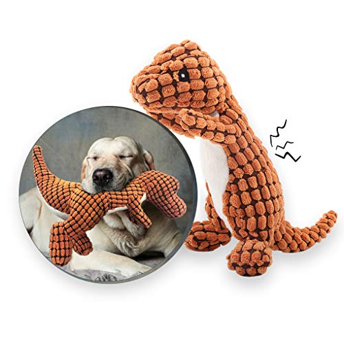 Andiker Gefülltes Hundespielzeug Plüsch Hundespielzeug Cord Langlebiges Interaktives Spielzeug Enthält Kunststoff Geräuschmachende Quietscher Dinosaurier Form Plüschtier (Orange) Andiker Gefülltes Hundespielzeug Plüsch Hundespielzeug Cord Langlebiges Interaktives Spielzeug Enthält Kunststoff Geräuschmachende Quietscher Dinosaurier Form Plüschtier (Orange) von Andiker