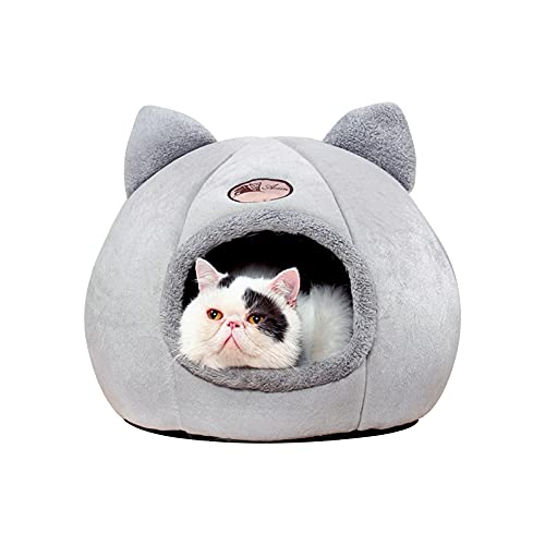 Andiker katzenbett, warmes und bequemes katzenhöhle, 36 x 36 cm, faltbares Katzenzelt mit Rutschfester Unterseite, halbgeschlossenes Katzenhöhlennest, gemütliches Schlafbett für Katzen Andiker katzenbett, warmes und bequemes katzenhöhle, 36 x 36 cm, faltbares Katzenzelt mit Rutschfester Unterseite, halbgeschlossenes Katzenhöhlennest, gemütliches Schlafbett für Katzen von Andiker