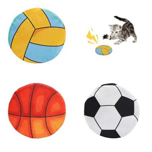 Andiker Katzenminze Spielzeug, 3-Pcs Katze Kau Spielzeug mit Katzenminze und Knitterklang, Interaktive Katze Spielzeug Katzenminze Ball Plüsch Katze Spielzeug für Katze für Zähne Reinigung Kauen (3pc) Andiker Katzenminze Spielzeug, 3-Pcs Katze Kau Spielzeug mit Katzenminze und Knitterklang, Interaktive Katze Spielzeug Katzenminze Ball Plüsch Katze Spielzeug für Katze für Zähne Reinigung Kauen (3pc) von Andiker
