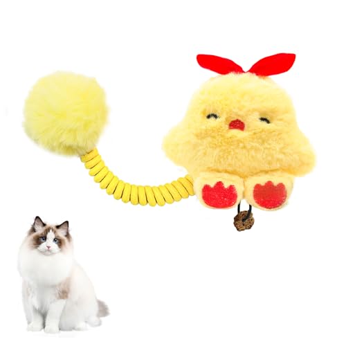 Andiker Katzenminze-Spielzeug, interaktives Spielzeug mit Silvervine Frucht & Frühling & Fuzzy Ball zum entspannenden Spielen, Plüsch-Katzenspielzeug für Indoor-Kätzchen zum Reinigen des Zahnens Andiker Katzenminze-Spielzeug, interaktives Spielzeug mit Silvervine Frucht & Frühling & Fuzzy Ball zum entspannenden Spielen, Plüsch-Katzenspielzeug für Indoor-Kätzchen zum Reinigen des Zahnens von Andiker