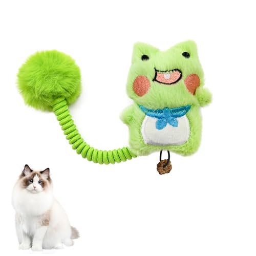Andiker Katzenminze-Spielzeug, interaktives Spielzeug mit Silvervine Frucht & Frühling & Fuzzy Ball zum entspannenden Spielen, Plüsch-Katzenspielzeug für Indoor-Kätzchen zum Reinigen des Zahnens Andiker Katzenminze-Spielzeug, interaktives Spielzeug mit Silvervine Frucht & Frühling & Fuzzy Ball zum entspannenden Spielen, Plüsch-Katzenspielzeug für Indoor-Kätzchen zum Reinigen des Zahnens von Andiker