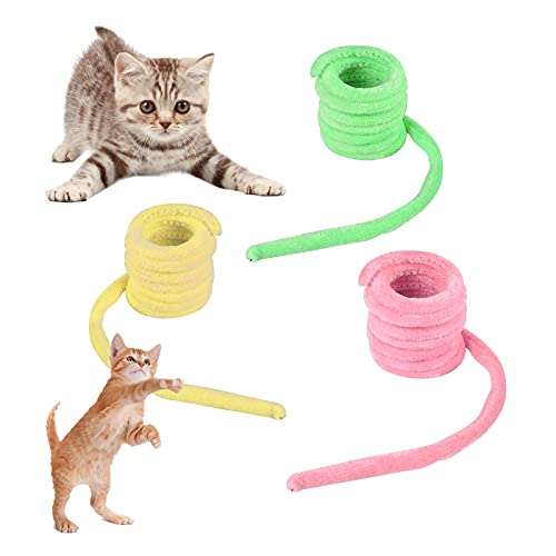Andiker Katzenspielzeug aus Plüsch, für Katzen, Bite Resistant Catnip Catnip Cat Toys for Indoor Cats, 3-teiliges Set von Andiker