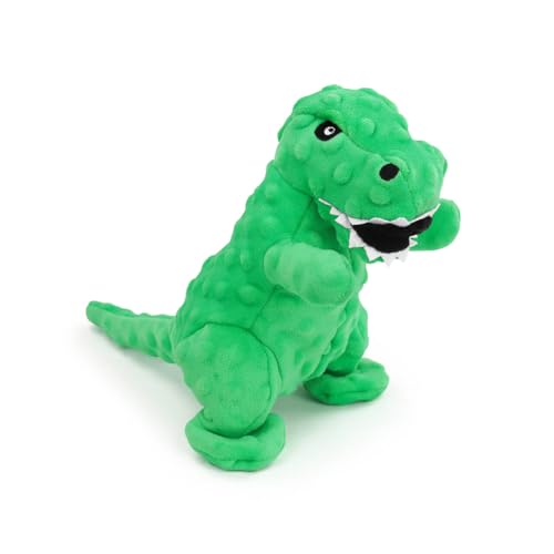 Andiker Quietschendes Hundespielzeug, 22 cm, Plüsch-Hundespielzeug, weiches Kauspielzeug in Dinosaurier-Form zum Kauen und Beißen, gefülltes Hundespielzeug mit einem 10 cm Quietscher und Knisterpapier Andiker Quietschendes Hundespielzeug, 22 cm, Plüsch-Hundespielzeug, weiches Kauspielzeug in Dinosaurier-Form zum Kauen und Beißen, gefülltes Hundespielzeug mit einem 10 cm Quietscher und Knisterpapier von Andiker