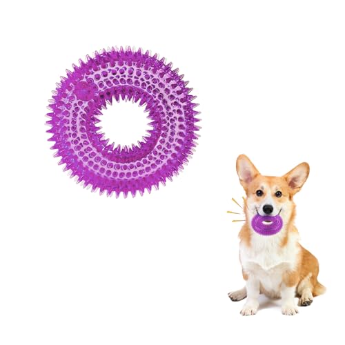 Andiker Quietschendes Hundespielzeug, sicheres TPR-Kauspielzeug zum Zähneknirschen und Reinigen, Apportierspielzeug für die Verbesserung der Interaktivität, Outdoor, geeignet für alle Hundegrößen Andiker Quietschendes Hundespielzeug, sicheres TPR-Kauspielzeug zum Zähneknirschen und Reinigen, Apportierspielzeug für die Verbesserung der Interaktivität, Outdoor, geeignet für alle Hundegrößen von Andiker