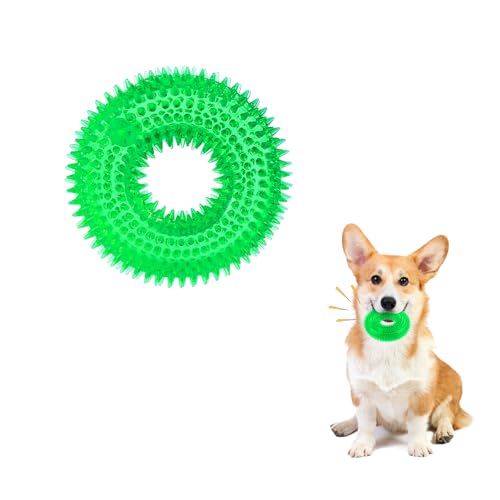 Andiker Quietschendes Hundespielzeug, sicheres TPR-Kauspielzeug zum Zähneknirschen und Reinigen, Apportierspielzeug für die Verbesserung der Interaktivität, Outdoor, geeignet für alle Hundegrößen Andiker Quietschendes Hundespielzeug, sicheres TPR-Kauspielzeug zum Zähneknirschen und Reinigen, Apportierspielzeug für die Verbesserung der Interaktivität, Outdoor, geeignet für alle Hundegrößen von Andiker