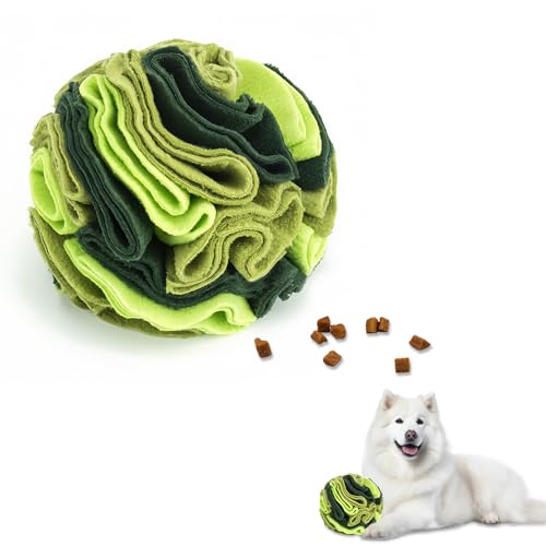 Andiker Schnüffelball für Hunde, Plüschball, bunt, interaktiver Schnüffelball, Versteck, Hunde-Puzzle-Spielzeug für Training und Linderung von Langeweile, maschinenwaschbar, Hundeball für kleine Hunde Andiker Schnüffelball für Hunde, Plüschball, bunt, interaktiver Schnüffelball, Versteck, Hunde-Puzzle-Spielzeug für Training und Linderung von Langeweile, maschinenwaschbar, Hundeball für kleine Hunde von Andiker