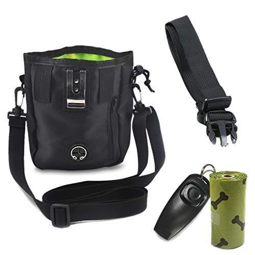 Leckerli-Tasche für Hunde, leicht, für Haustiere, mit Clicker und umweltfreundlichen, biologisch abbaubaren Hundekotbeutel, große Kapazität, zur Aufbewahrung von Lebensmitteln Leckerli-Tasche für Hunde, leicht, für Haustiere, mit Clicker und umweltfreundlichen, biologisch abbaubaren Hundekotbeutel, große Kapazität, zur Aufbewahrung von Lebensmitteln von Andiker