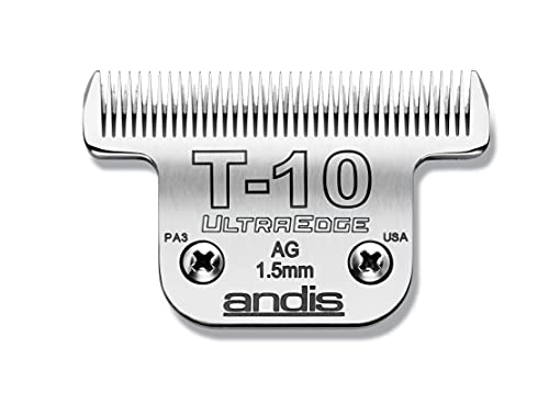 Andis Carbon-Infused Steel UltraEdge Dog Clipper Blade, Size-T-10, 1/6-Inch Cut Length (22305) von Andis