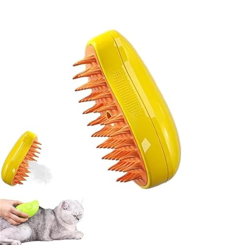 Angaekkot KatzenbüRste, HundebüRste,3-In-1 DampfbüRste Selbstreinigende,TierhaarbüRste Mit Dampf,Spray KatzenbüRste, Multifunctional FusselbüRste Ideal für Massage, Pflege und Haarentfernung von Angaekkot