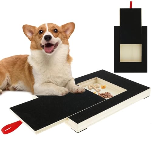 Kratzbrett Hunde Mit Leckerlibox Und 3 Ersatzblättern Schleifpapier - Stressfrei Kratzbrett Für Hundekrallen - Hunde Kratzbrett Für Nägel - Alternative Zu Krallenschleifer/Krallenschere Für Hunde Kratzbrett Hunde Mit Leckerlibox Und 3 Ersatzblättern Schleifpapier - Stressfrei Kratzbrett Für Hundekrallen - Hunde Kratzbrett Für Nägel - Alternative Zu Krallenschleifer/Krallenschere Für Hunde von Angaekkot