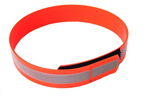 MJH 25mm BioThane Signal Reflex Halsung orange mit Klettverschluss vernäht Halsumfang 30-34cm MJH 25mm BioThane Signal Reflex Halsung orange mit Klettverschluss vernäht Halsumfang 30-34cm von Angel for Pets