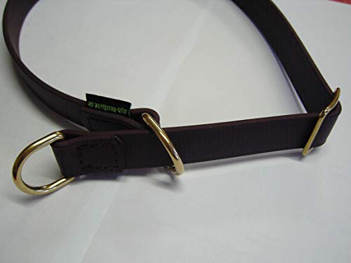 MJH super weiches Zugstopp Halsband, 25mm breit, schwarz, vernäht, Messingbeschläge MJH super weiches Zugstopp Halsband, 25mm breit, schwarz, vernäht, Messingbeschläge von Angel for Pets