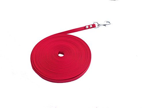 MJH Beta Biothane Schleppleine rot 13mm breit & 2m lang MJH Beta Biothane Schleppleine rot 13mm breit & 2m lang von Angel for Pets