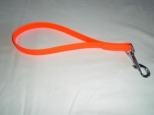 MJH super Heavy Biothane Kurzführer 25cm lang, 19mm breit, vernäht, orange MJH super Heavy Biothane Kurzführer 25cm lang, 19mm breit, vernäht, orange von MJH